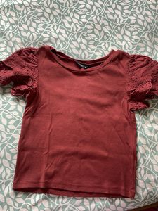 Studio I Ruffle Sleeve Top - Size M