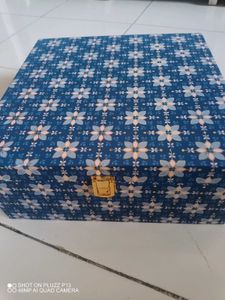 🟩New Blue Colour Cardboard Storage Box