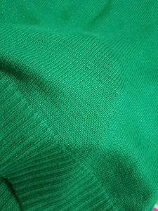 Green Sequined Sweater Dress