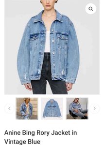 Anine Bing Rory denim jacket