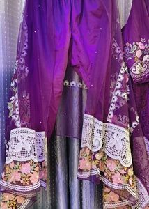 Original Pakistani Purple Shuit
