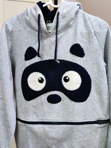 💥BUY1GET1💥 women&#39;s cute grey hoodie panda handloomed