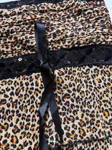 Leopard Print Tiered Dress
