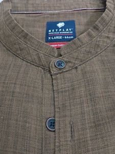 NETPLAY Brown Casual Shirt