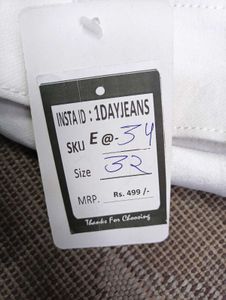 E@34 Size-32 (Sale) Latest Ladies high waist Jeans