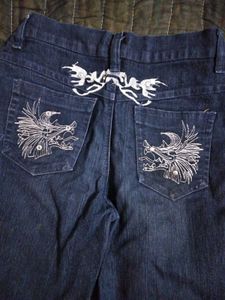 ✨Embellished  vintage Denim Jeans✨