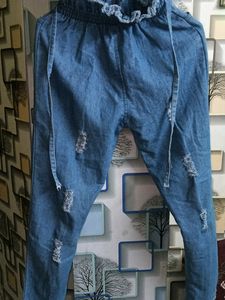 Ripped Flared Jeans