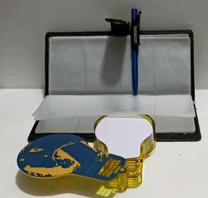 Card Holder,Chit Pad &amp; Pen Set