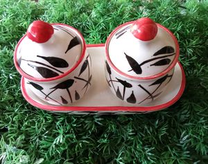 Sugar Salt Container/ Ceramic Material