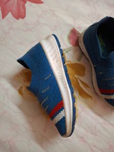Baby Blue Slip-On Shoes