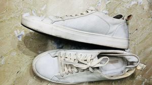 Men White Bata Shoes