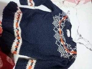 Patterned Knit Sweater
