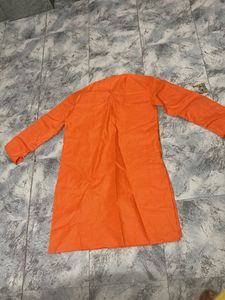 Orange Kurta - Traditional Style