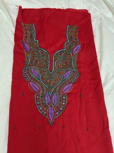 Woolen Suit Material Extensive Embroidery
