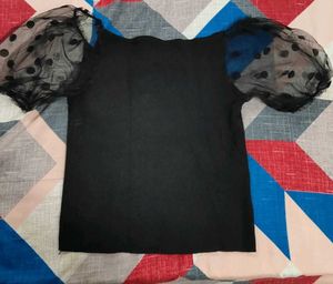 Urbanic Brand Chic Black Top Small Size