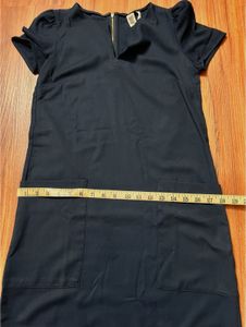 Navy Blue Pocket Mango Dress