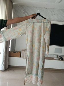 Floral Print Kurta