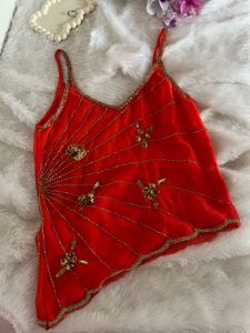 y2k butterfly sequin Vintage top