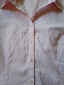 Pink Short Sleeve Blouse