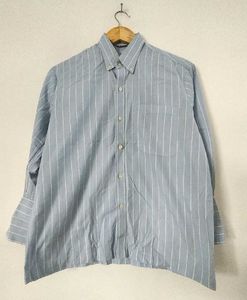 Old Money Light Blue Stripe Crop Fit Unique Shirt