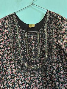 Vintage Floral Maxi Dress