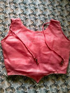 Beaded Mirror Work Pink Lehenga