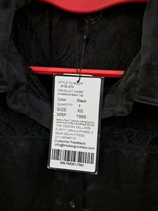 Beautiful Black Satin Shirt