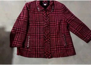 Last Price✨Shimmer Houndstooth Blazer✿⁠