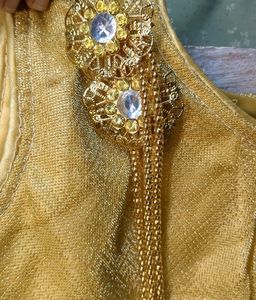 Golden Flower Girl Dress