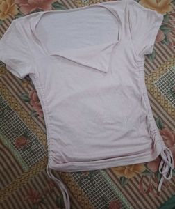 Women's Short Sleeves Square Neck Solid Tops