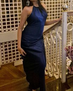 Elegant Blue Maxi Dress