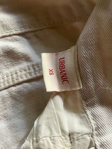 White Denim Straight Leg Jeans