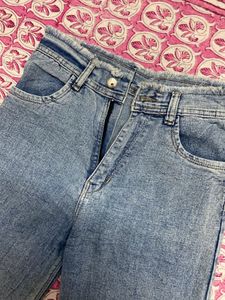 Wide Leg Denim Jeans