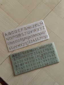 Alphabets Letter ABC stencils