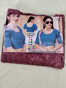 MAROON colour Lycra Blouse
