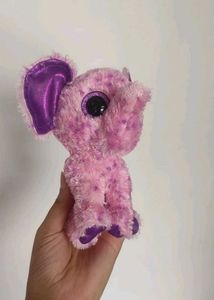 Cute Pink Elephant Plush
