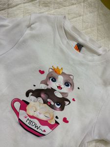 Cute Kitty Graphic baby  Tee
