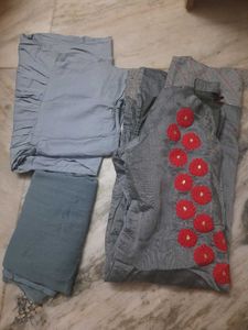 Embroidered Kurta Set