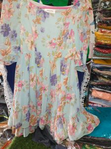 Floral Print Mini Dress