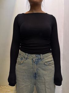 Black Long Sleeve Top