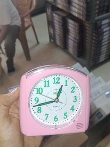 Pink Quartz Alarm Clock