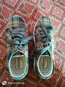 Plaid Casual Sneakers