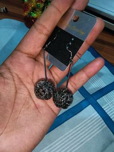 Set Of Statement Earrings And Bracelet