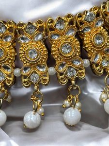 Golden Pearl Majesty Choker Set