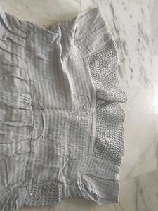 Grey Dress with Pearl Detail