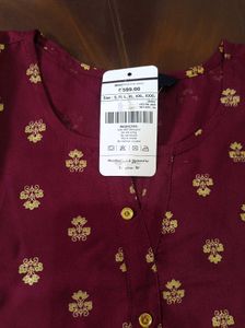 Maroon Colour Beautiful Kurta
