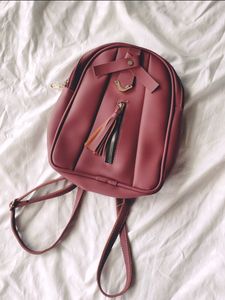 Girls Mauve Mini Backpack