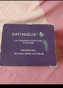 Amway Satinique Shampoo Sachets 25