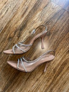 Zara Heels with Rhinestones