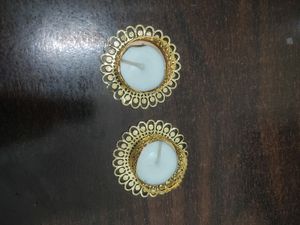 Beautiful Golden T-light Diya